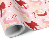 パンダースイカフェシトメキシコクリスマス ラッピングペーパー (ロールコーナー)