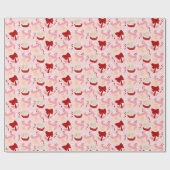 パンダースイカフェシトメキシコクリスマス ラッピングペーパー (フラット)