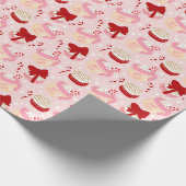 パンダースイカフェシトメキシコクリスマス ラッピングペーパー (角)