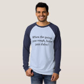 パンダースハリケーンハービーを焼く Tシャツ (正面フル)