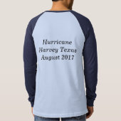 パンダースハリケーンハービーを焼く Tシャツ (裏面)