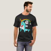 パンダ乗馬ナルホア Tシャツ (正面フル)