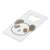 パンダ動揺してベア クレジットカード栓抜き (裏面アングル)