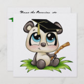 パンダ卒業 – SRF 招待状 (正面/裏面)