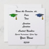 パンダ卒業 – SRF 招待状 (裏面)