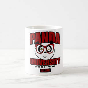 パンダ大学-赤 コーヒーマグカップ