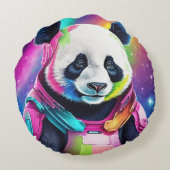 パンダ宇宙飛行士 ラウンドクッション (裏面)