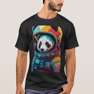 パンダ宇宙飛行士 Tシャツ