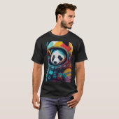 パンダ宇宙飛行士 Tシャツ (正面フル)