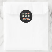 パンダ寿司ハグ動物牧食品 ラウンドシール (バッグ)