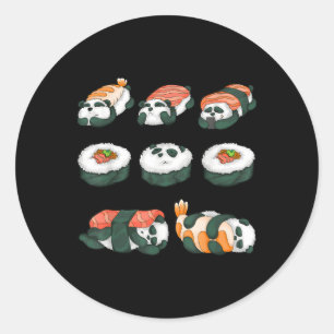 パンダ寿司ハグ動物牧食品 ラウンドシール