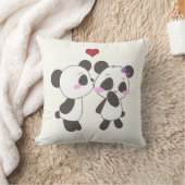 パンダ愛ピロー！<3 クッション (ブランケット)