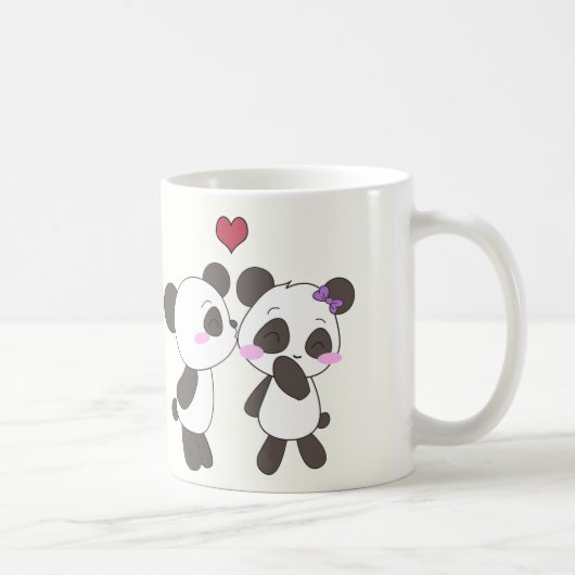 パンダ愛マグ! ^.^ コーヒーマグカップ (右)