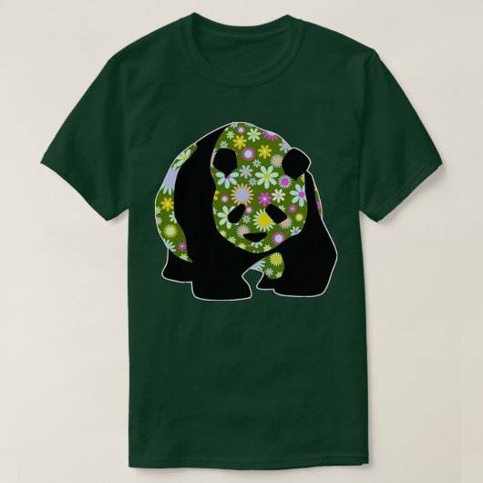 パンダ愛好家7 Tシャツ (デザイン正面)