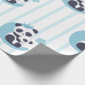 パンダ愛好家 |パンダの方が人生が良い ラッピングペーパー (角)