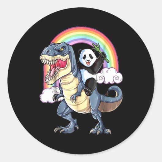 パンダ愛好家 | Calm 保 And Love Panda ラウンドシール (正面)