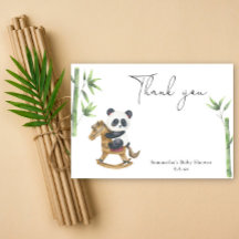 パンダ感謝していは赤ちゃんシャワー