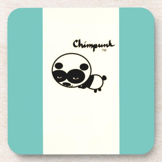 パンダ懸命プラスチックのコースター コースター (正面)