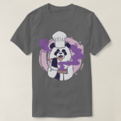 パンダ料理ベア Tシャツ (デザイン正面)