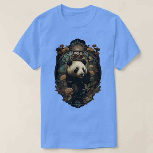 パンダ新しい1 Tシャツ (デザイン正面)