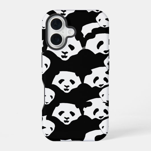 パンダ柄 iPhone 16ケース (裏面)