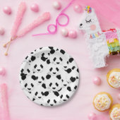 パンダ模様 ペーパープレート (パーティー)