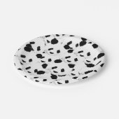 パンダ模様 ペーパープレート (アングル)