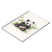 パンダ熊と竹 ノートブック (左側)