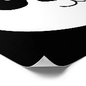 パンダ熊のポスター看板 ポスター (角)