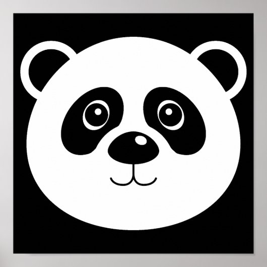 パンダ熊のポスター看板 ポスター (正面)