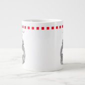 パンダ熊セラミックマグカップ ジャンボコーヒーマグカップ (正面)