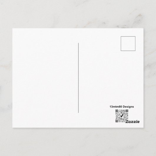 パンダ独身のー(Panda) – はがき (裏面)