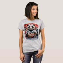 パンダ看護師チーム卒業Tシャツ – かわいい看護