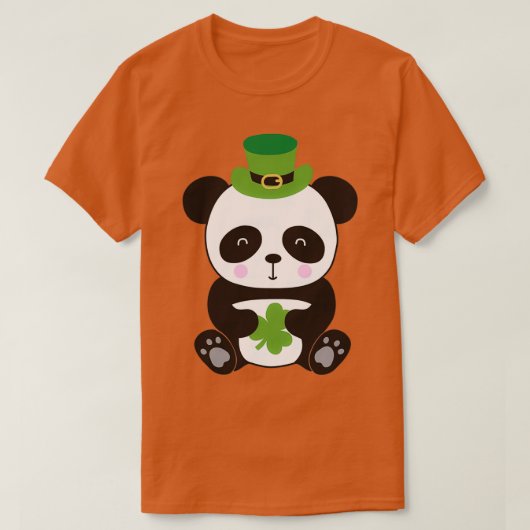 パンダ祝ベアの聖パタリックス27sの日 tシャツ (デザイン正面)