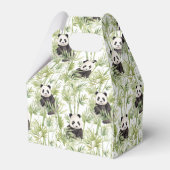 パンダ竹製の置物入れ フェイバーボックス (裏面サイド)