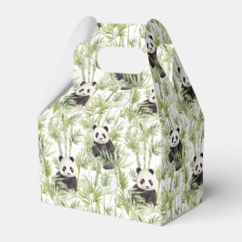 パンダ竹製の置物入れ フェイバーボックス