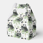 パンダ竹製の置物入れ フェイバーボックス (裏面サイド)