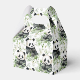 パンダ竹製の置物入れ フェイバーボックス