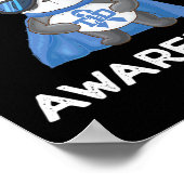 パンダ糖尿病型1型糖尿病認識度サポートK ポスター (角)