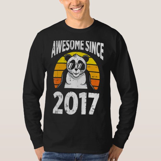 パンダ素晴らしベア2017年5誕生日5年 Tシャツ (正面)