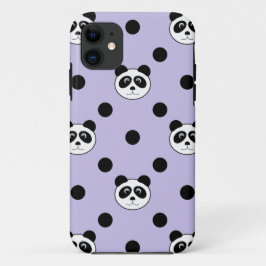 パンダ紫 iPhone 11 ケース