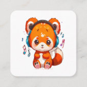 パンダ聞ーからKpop Music スクエア名刺 (正面)