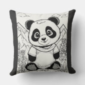 パンダ装飾用クッション クッション (裏面)