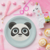 パンダ誕生日キッズルームウォールアート紙プレート ペーパープレート (パーティー)