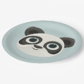 パンダ誕生日キッズルームウォールアート紙プレート ペーパープレート (アングル)
