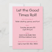 パンダ誕生日招待状 招待状 (裏面)