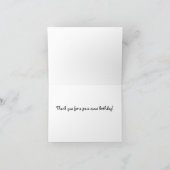 パンダ誕生日 サンキューカード (内部)