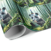 パンダ読ベアの誕生日カード ラッピングペーパー (ロールコーナー)