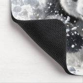 パンダ走ベア雪 マウスパッド (コーナー)