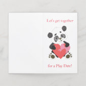 パンダ遊ーデート母アポイントメントカード 予約カード (外部開封)